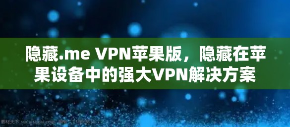 隐藏.me VPN苹果版,隐藏在苹果设备中的强大VPN解决方案 隐藏.me VPN苹果版,隐藏在苹果设备中的强大VPN解决方案