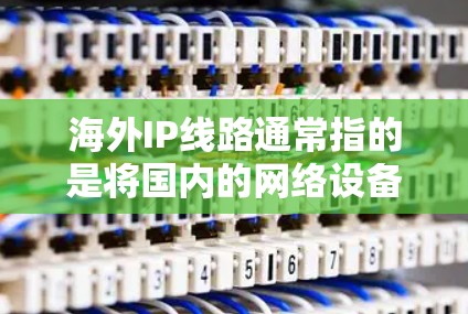 海外IP线路通常指的是将国内的网络设备连接到国外的服务器或设备上,用于远程办公、数据传输等场景。这些线路是通过物理介质连接的,比如光纤、电缆、网线等,能够提供稳定的网络连接 海外IP线路通常指的是将国内的网络设备连接到国外的服务器或设备上,用于远程办公、数据传输等场景。这些线路是通过物理介质连接的,比如光纤、电缆、网线等,能够提供稳定的网络连接
