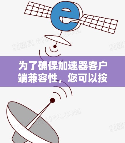 为了确保加速器客户端兼容性,您可以按照以下步骤进行排查和解决 为了确保加速器客户端兼容性,您可以按照以下步骤进行排查和解决