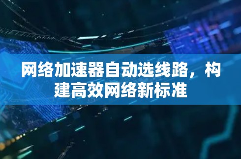 网络加速器自动选线路，构建高效网络新标准